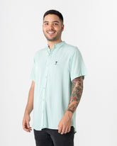 Menta Cuello Mao (Camisa hombre)